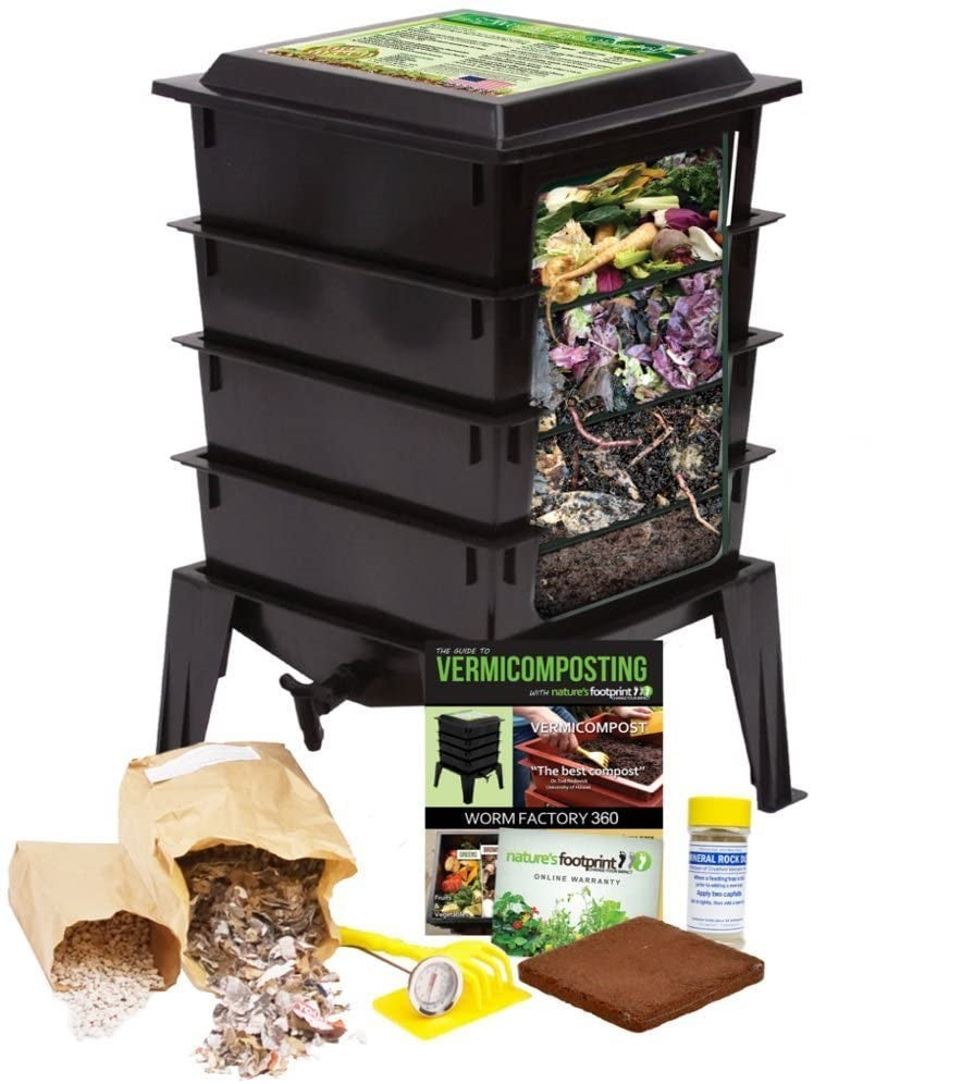 Vermicomposteur Worm Factory 360 Avec 4 Tirroirs EN STOCK Vers vermicomposteur-worm-factory-360-avec-4-tirroirs-en-stock-vers