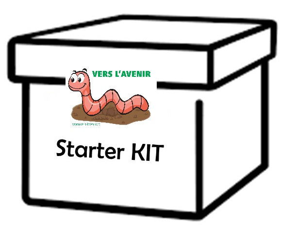 Complete kit for starting a homemade bin or another vermicomposter